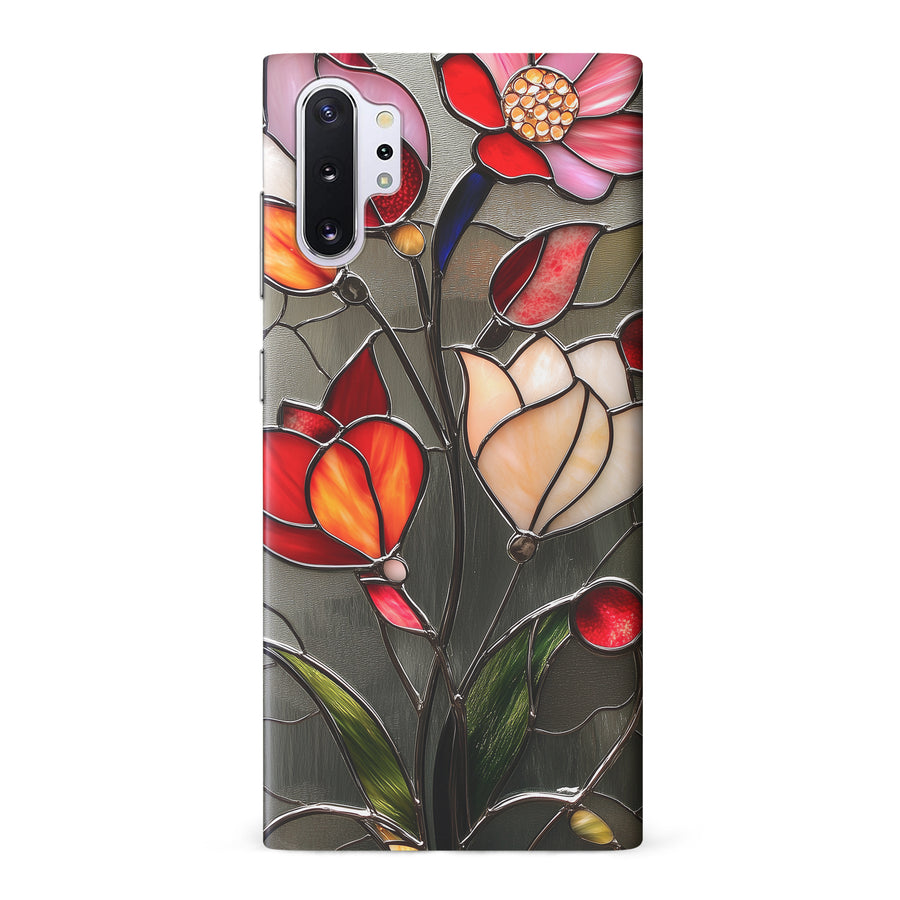 Samsung Galaxy Note 10 Plus Classic Bloom Stained Glass Phone Case