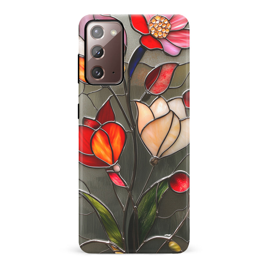 Samsung Galaxy Note 20 Classic Bloom Stained Glass Phone Case