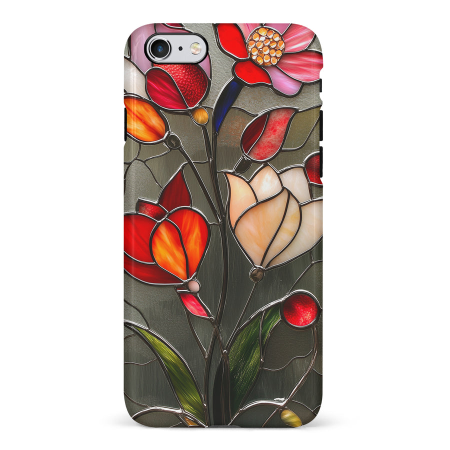 iPhone 6 Classic Bloom Stained Glass Phone Case