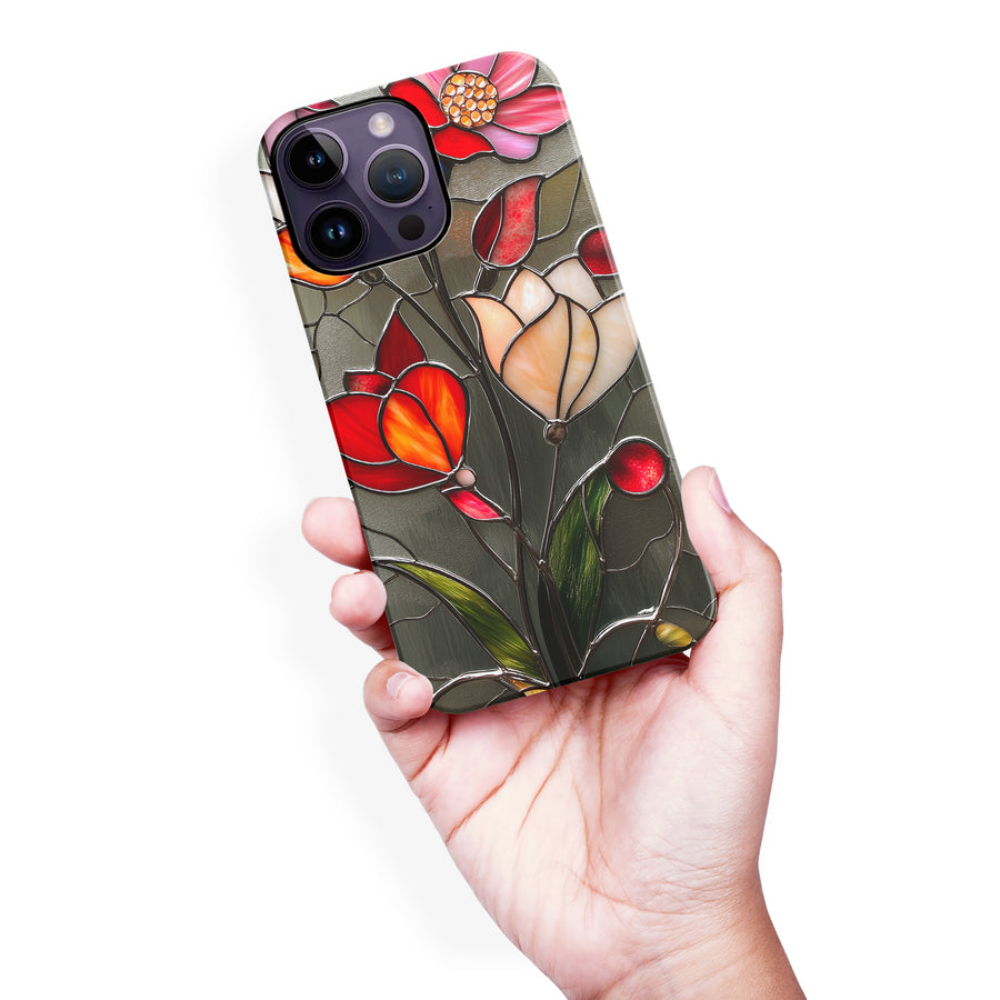 Classic Bloom Stained Glass Phone Case