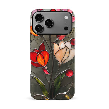 iPhone 17 Pro Max Classic Bloom Stained Glass Phone Case