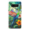 Samsung Galaxy Note 8 Hummingbird Stained Glass Phone Case