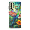 Samsung Galaxy S22 Plus Hummingbird Stained Glass Phone Case