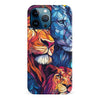 iPhone 12 Pro Max Majestic Lion Stained Glass Phone Case