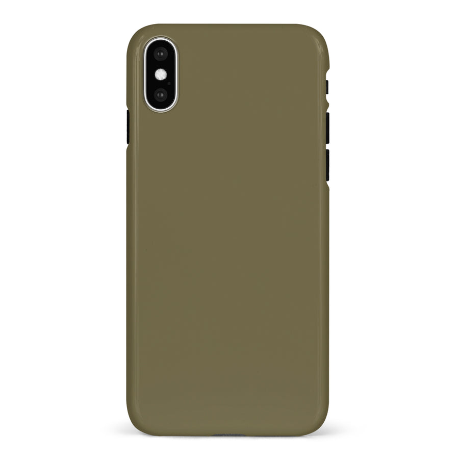 iPhone X/XS Leafy Palm Colour Trend Phone Case
