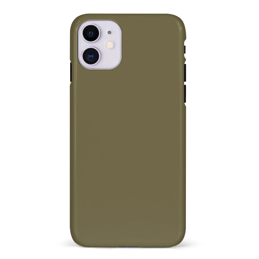 iPhone 11 Leafy Palm Colour Trend Phone Case