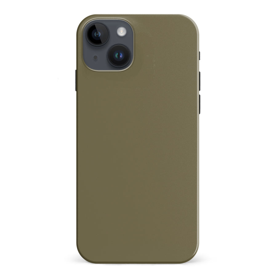 iPhone 15 Plus Leafy Palm Colour Trend Phone Case