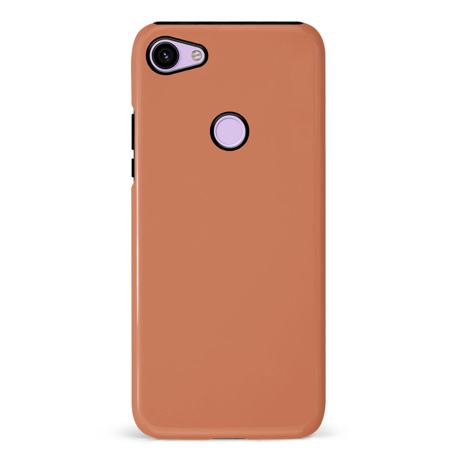 Google Pixel 3 Terracotta Topaz Colour Trend Phone Case