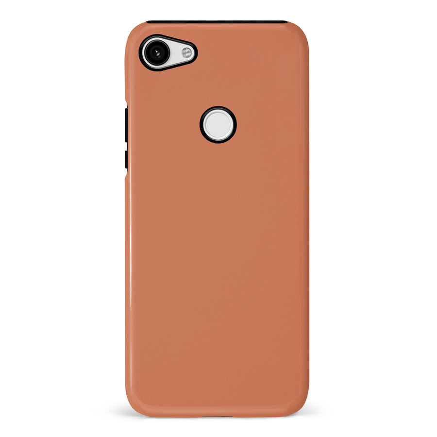 Google Pixel 3 XL Terracotta Topaz Colour Trend Phone Case