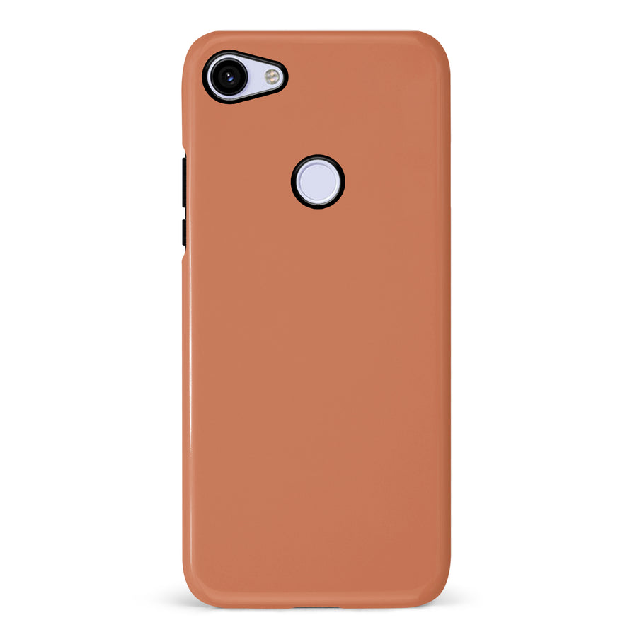Google Pixel 3A Terracotta Topaz Colour Trend Phone Case