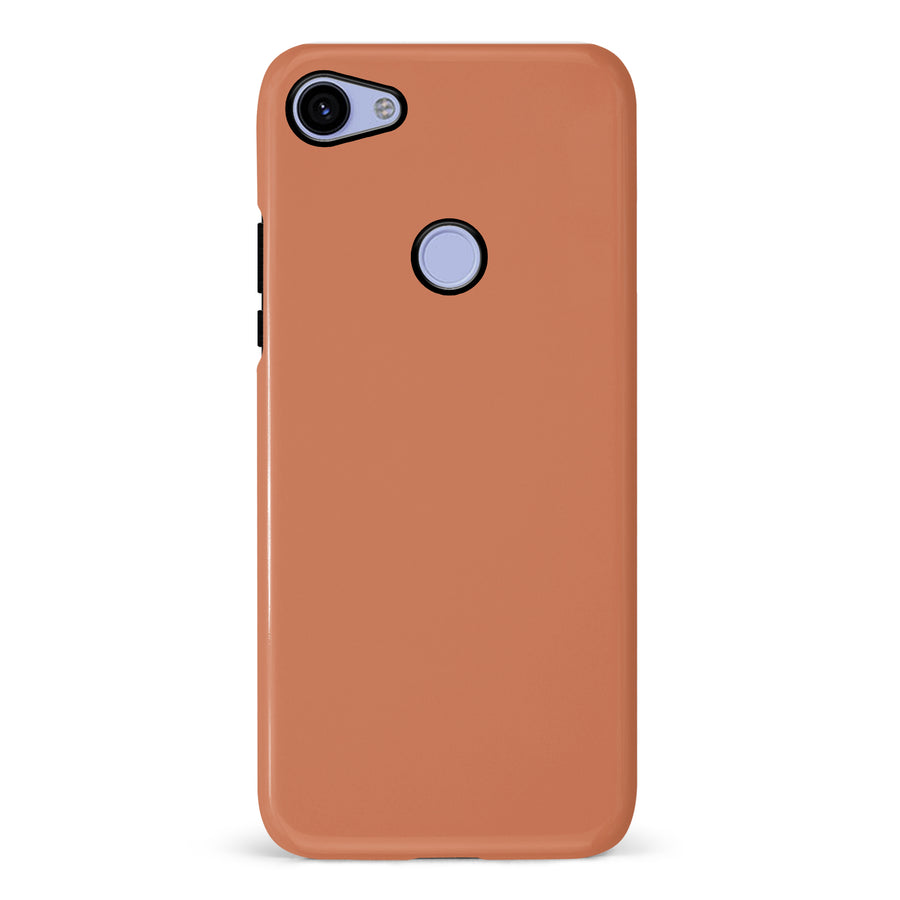 Google Pixel 3A XL Terracotta Topaz Colour Trend Phone Case
