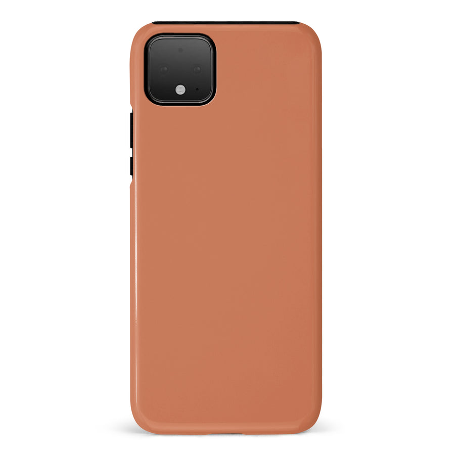 Google Pixel 4 XL Terracotta Topaz Colour Trend Phone Case