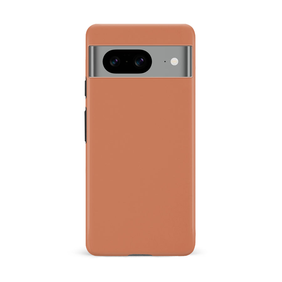 Google Pixel 8 Terracotta Topaz Colour Trend Phone Case