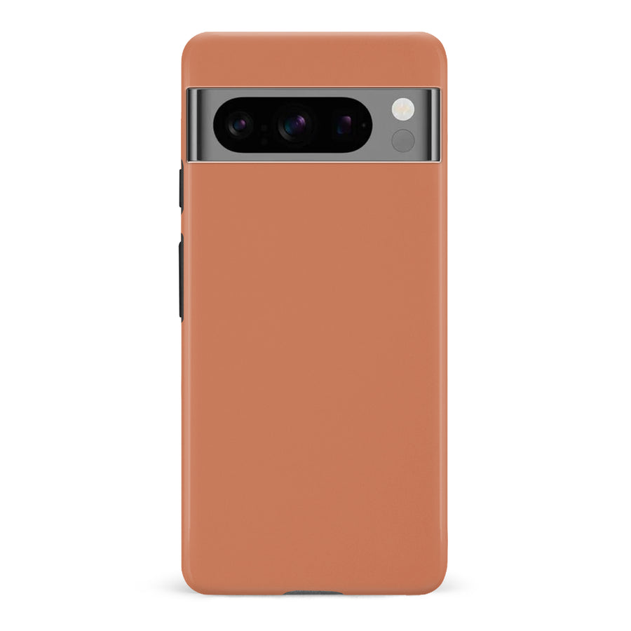 Google Pixel 8 Pro Terracotta Topaz Colour Trend Phone Case
