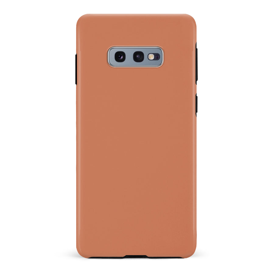 Samsung Galaxy S10e Terracotta Topaz Colour Trend Phone Case