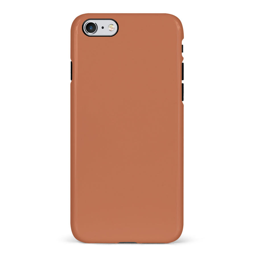 iPhone 6S Plus Terracotta Topaz Colour Trend Phone Case
