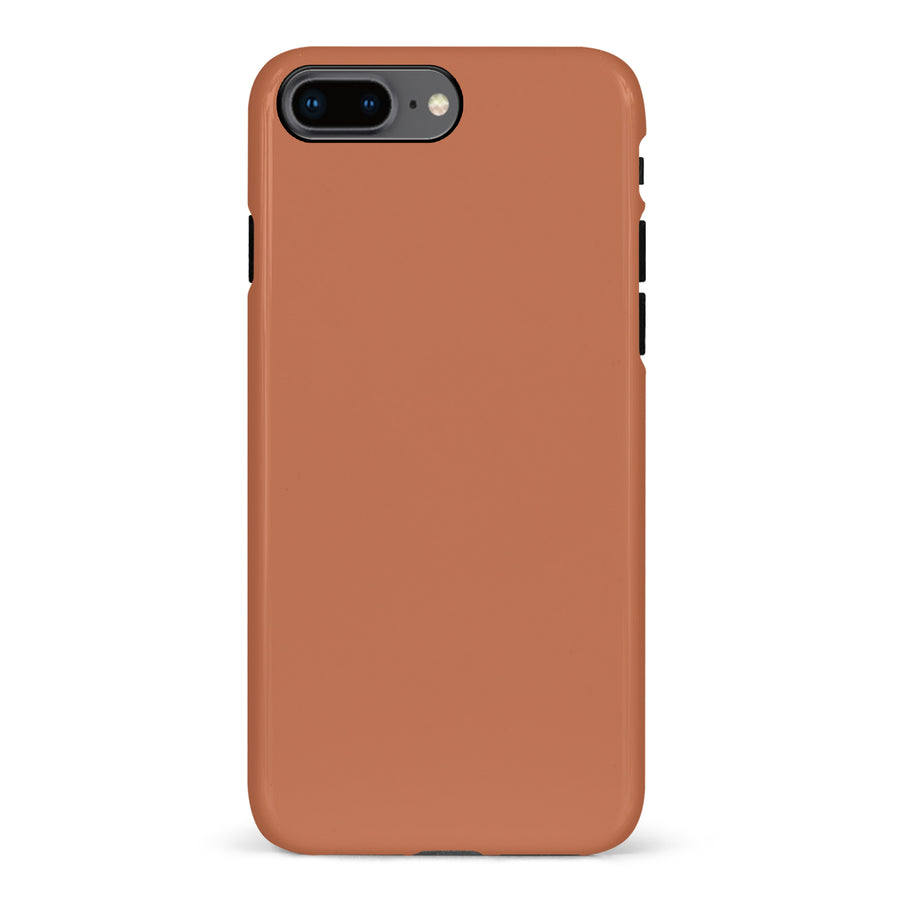 iPhone 8 Plus Terracotta Topaz Colour Trend Phone Case