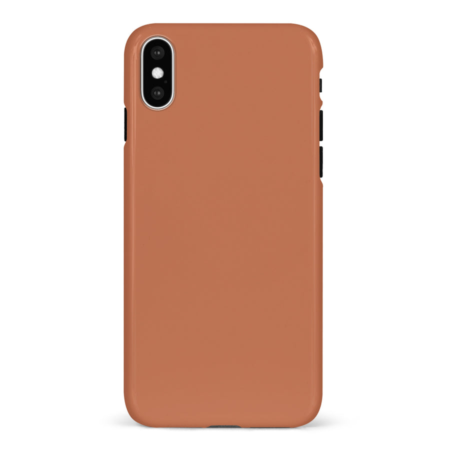 iPhone X/XS Terracotta Topaz Colour Trend Phone Case