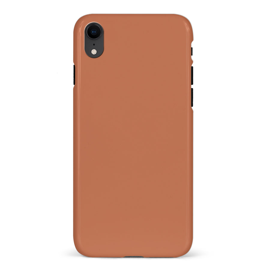 iPhone XR Terracotta Topaz Colour Trend Phone Case