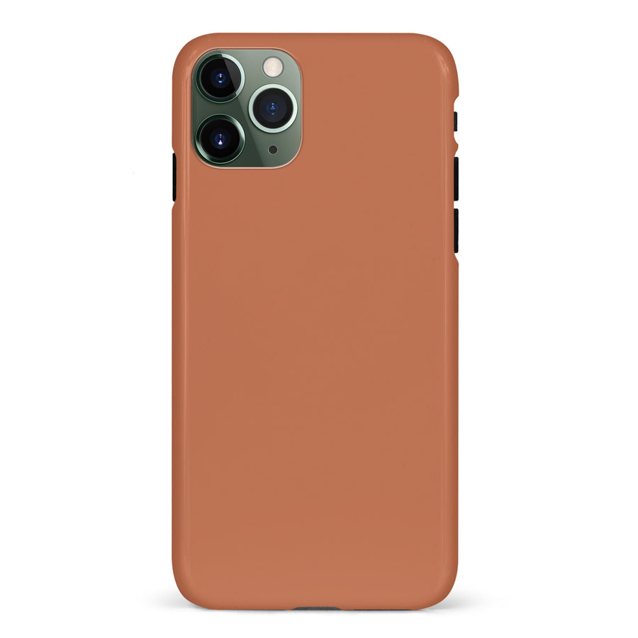 iPhone 11 Pro Terracotta Topaz Colour Trend Phone Case
