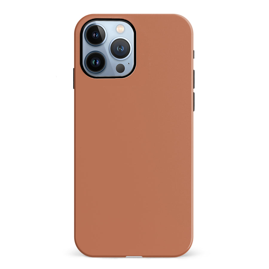 iPhone 12 Pro Terracotta Topaz Colour Trend Phone Case