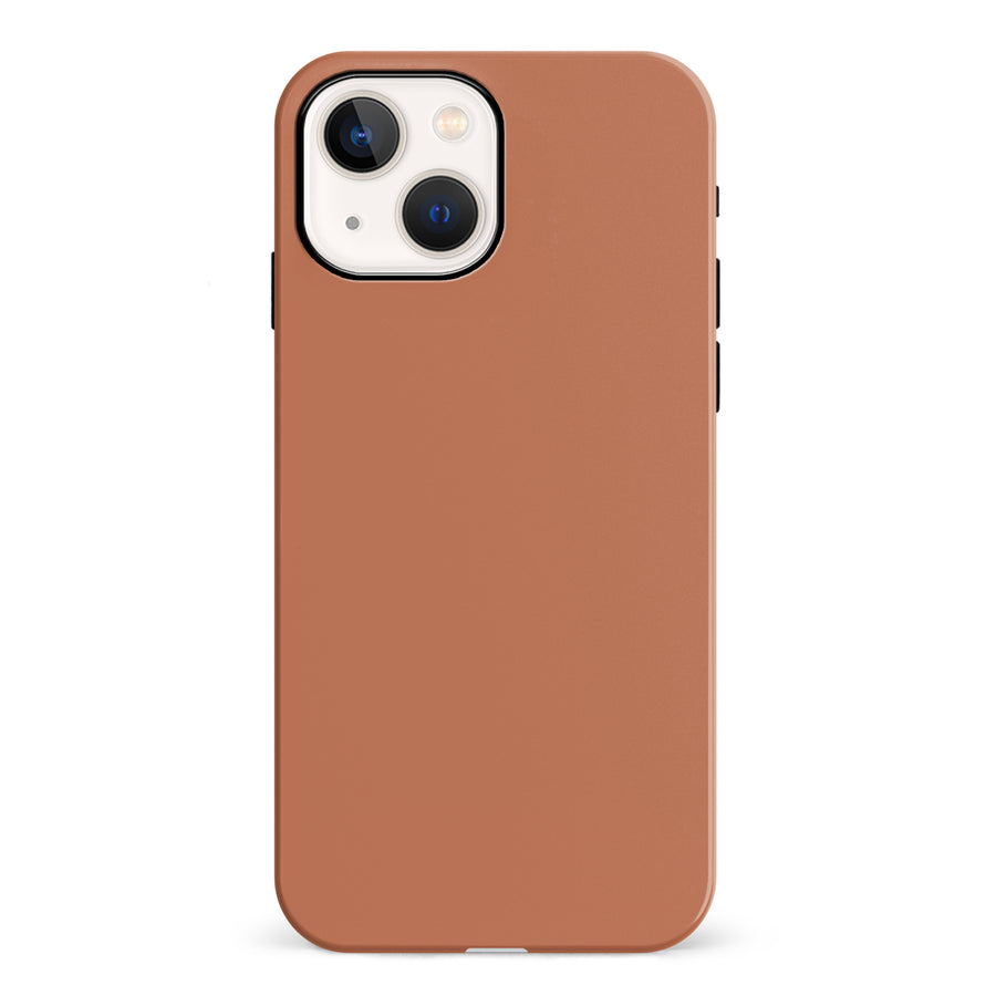 iPhone 13 Terracotta Topaz Colour Trend Phone Case