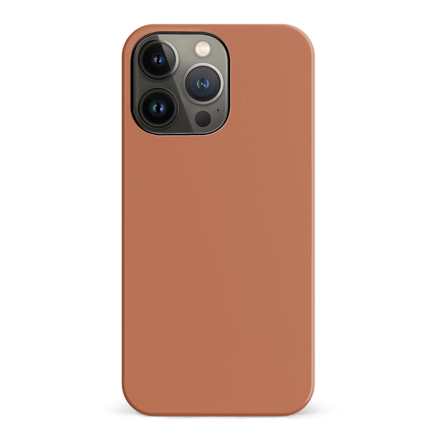 iPhone 14 Pro Terracotta Topaz Colour Trend Phone Case