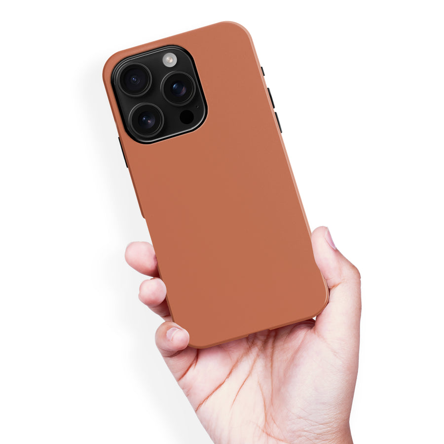 iPhone 16 Pro Max Terracotta Topaz Colour Trend Phone Case