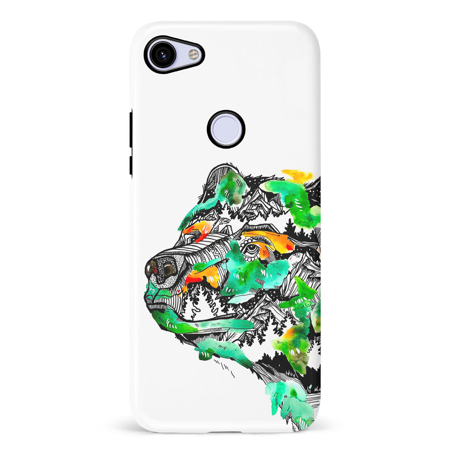 Google Pixel 3A Kate Zessel - Bear Cub Phone Case