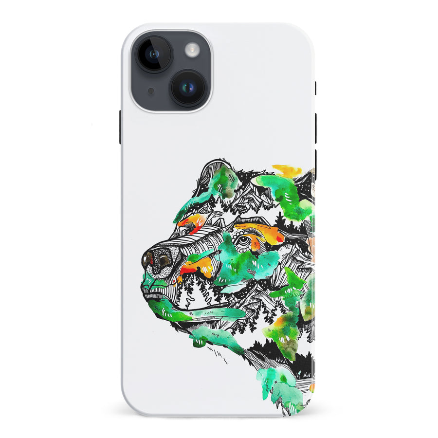 iPhone 15 Plus Kate Zessel - Bear Cub Phone Case