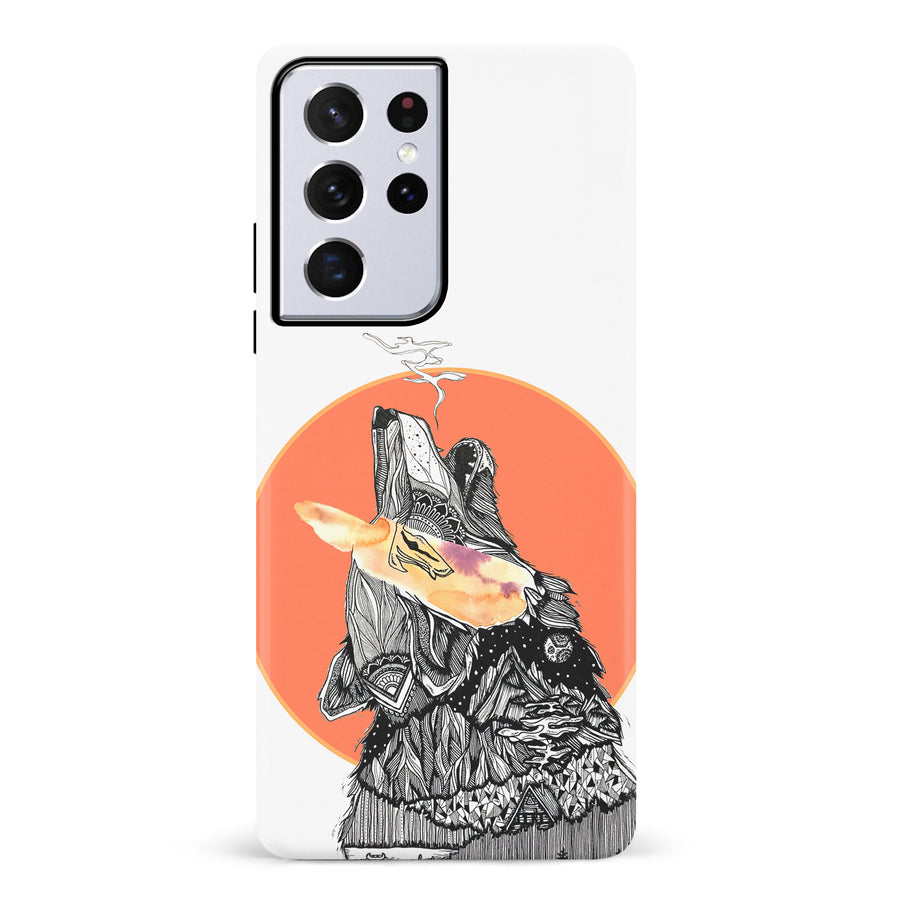 Samsung Galaxy S21 Ultra Kate Zessel - Blood Moon Wolf