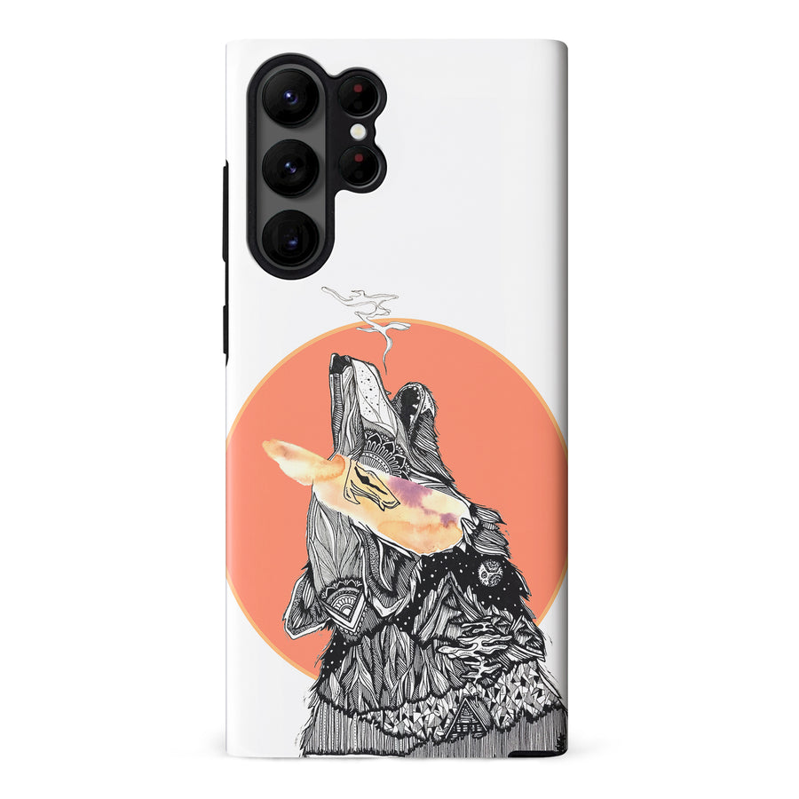 Samsung Galaxy S23 Ultra Kate Zessel - Blood Moon Wolf