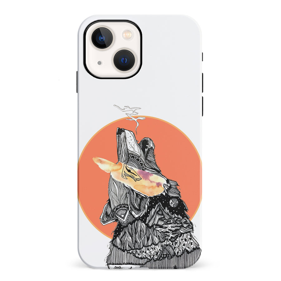 iPhone 13 Mini Kate Zessel - Blood Moon Wolf