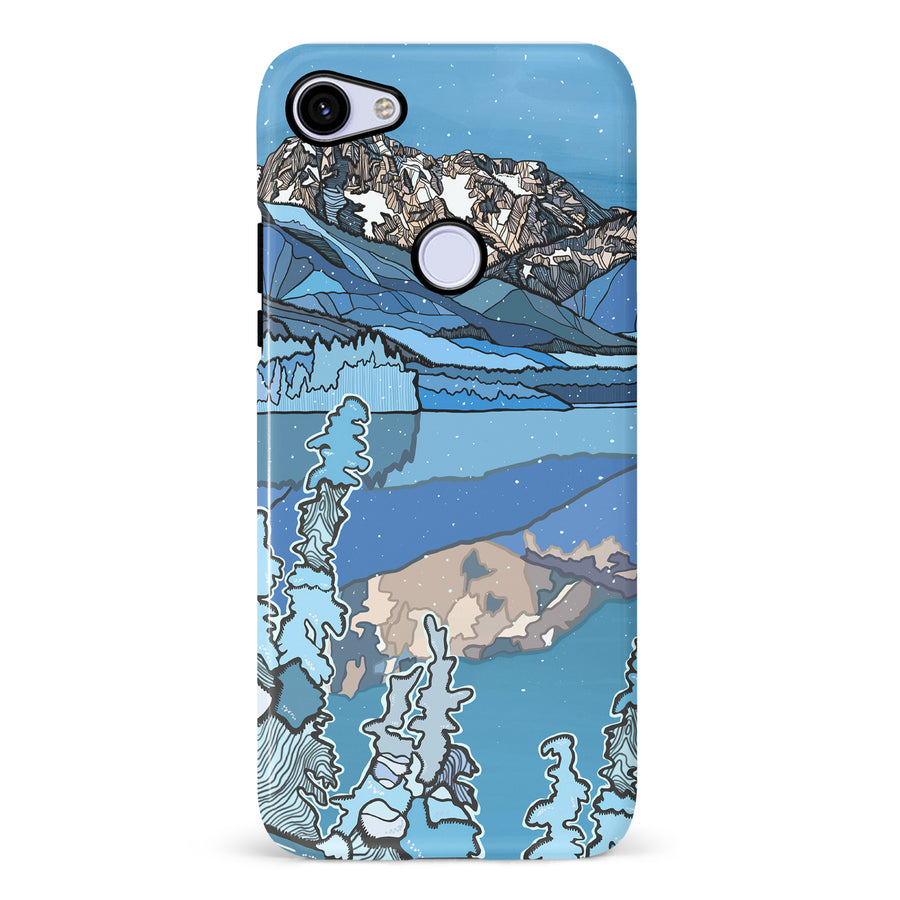 Google Pixel 3A Kate Zessel - Duffey Lake Winter Phone Case