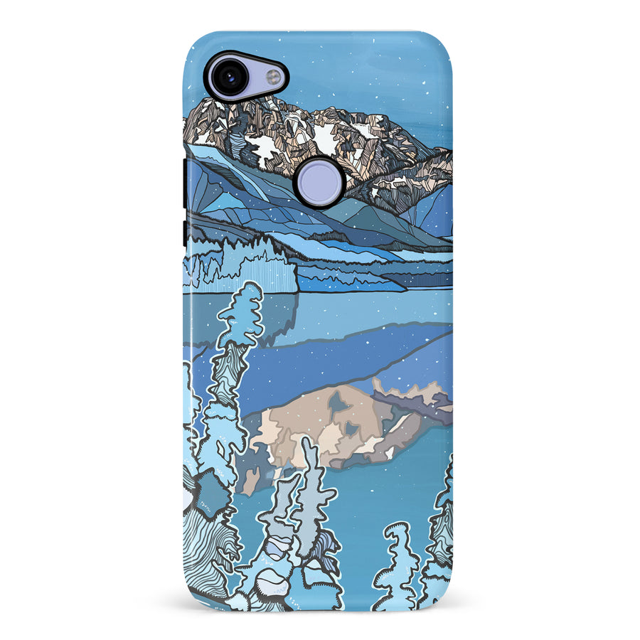 Google Pixel 3A XL Kate Zessel - Duffey Lake Winter Phone Case