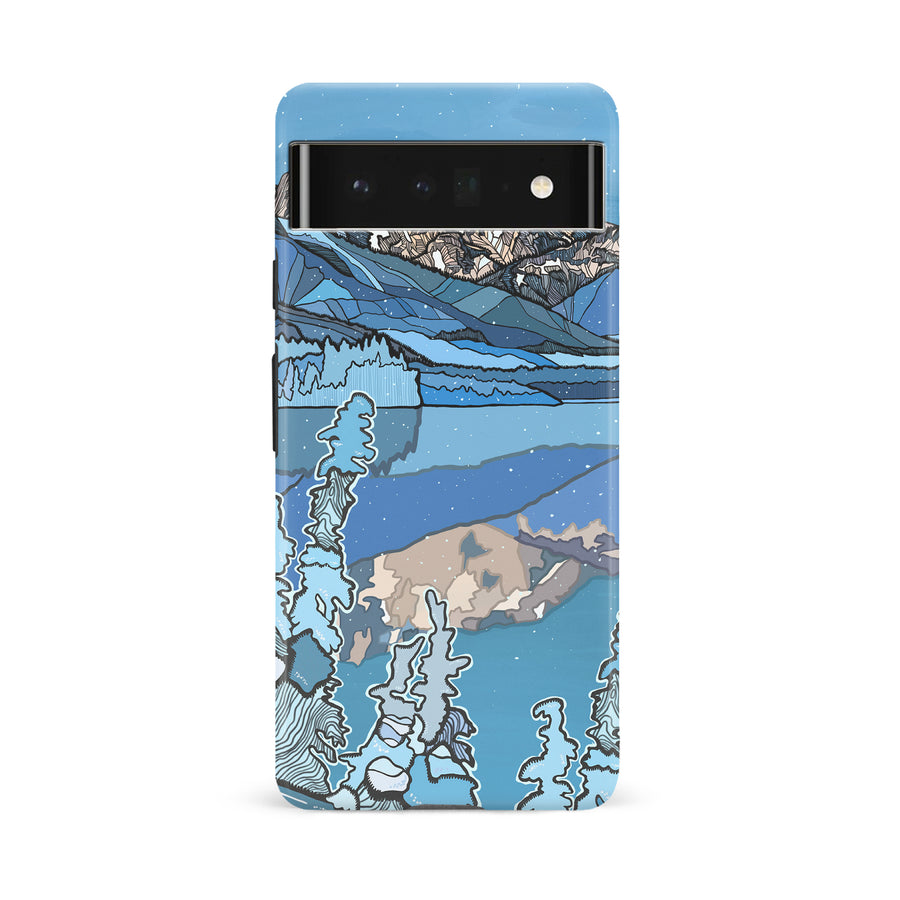 Google Pixel 6A Kate Zessel - Duffey Lake Winter Phone Case