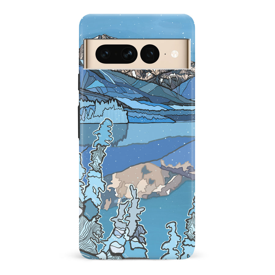 Google Pixel 7 Pro Kate Zessel - Duffey Lake Winter Phone Case