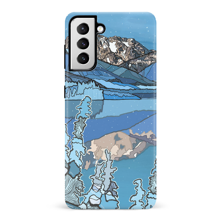 Samsung Galaxy S21 Kate Zessel - Duffey Lake Winter Phone Case