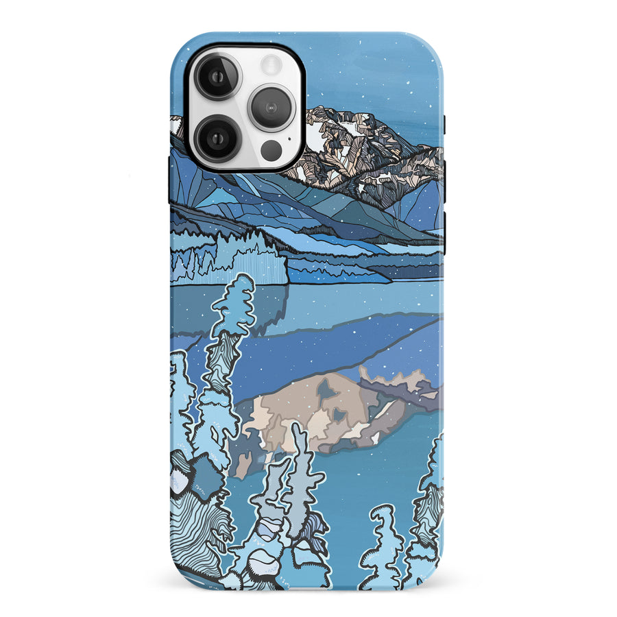 iPhone 12 Kate Zessel - Duffey Lake Winter Phone Case