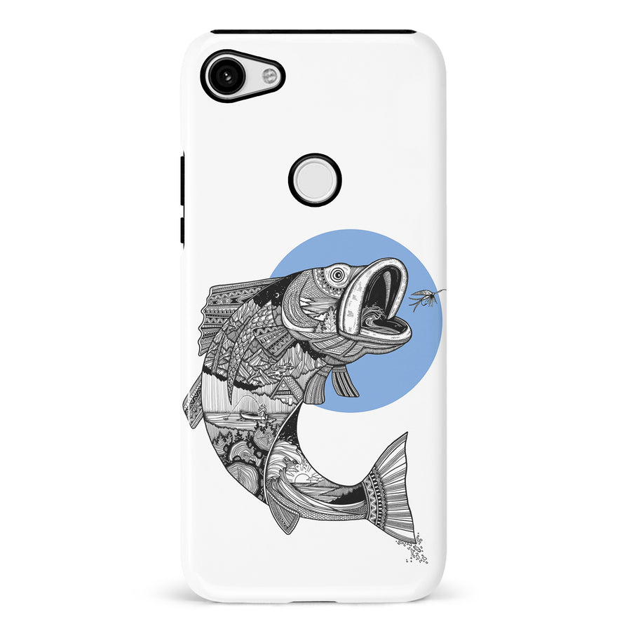 Google Pixel 3 XL Kate Zessel - Fly Fishing Blue Phone Case