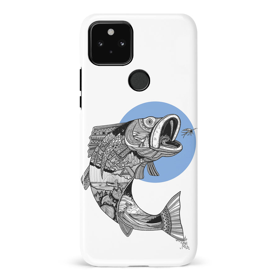 Google Pixel 5 Kate Zessel - Fly Fishing Blue Phone Case