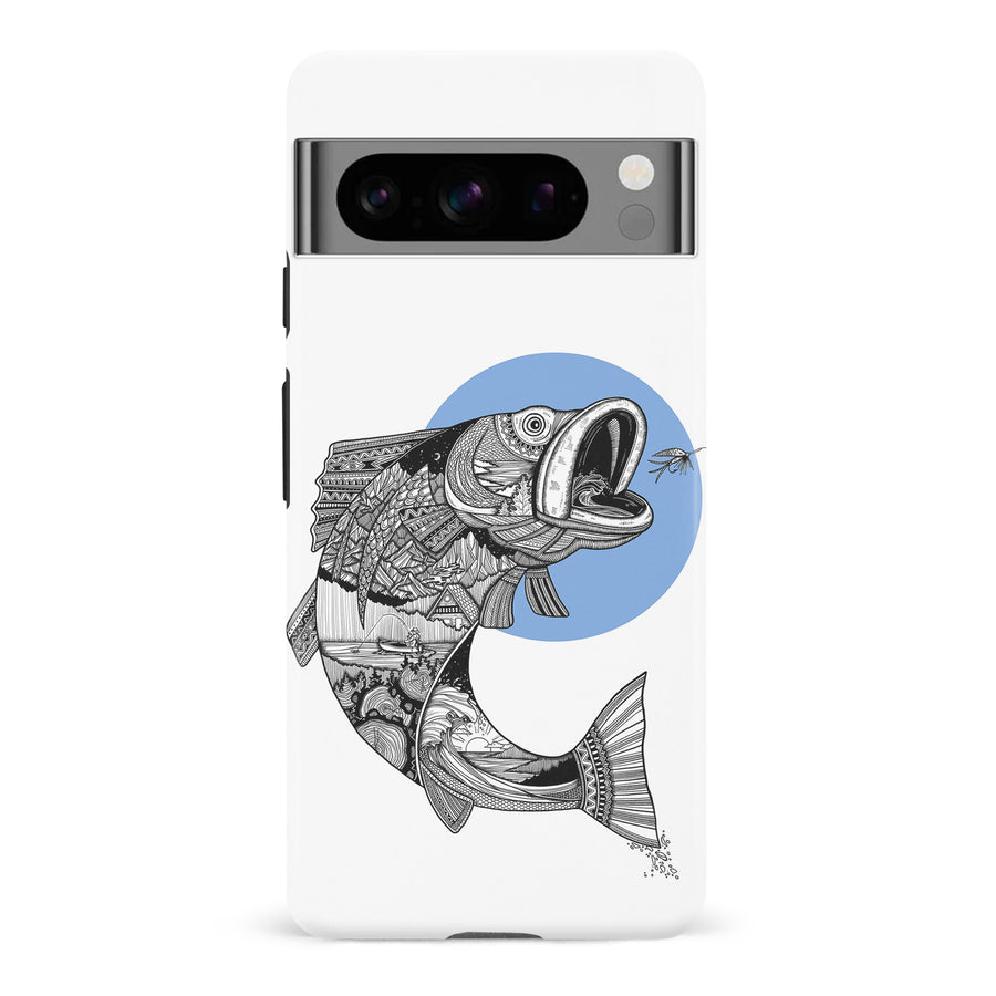 Google Pixel 8 Pro Kate Zessel - Fly Fishing Blue Phone Case
