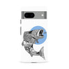 Google Pixel 8A Kate Zessel - Fly Fishing Blue Phone Case