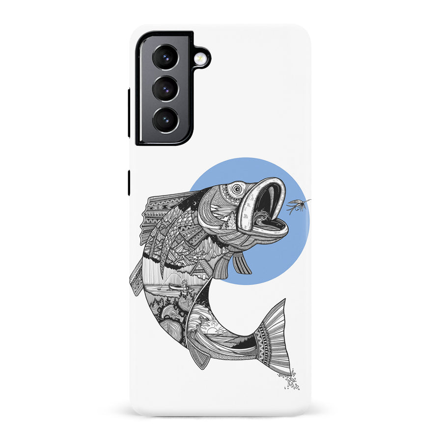 Samsung Galaxy S22 Kate Zessel - Fly Fishing Blue Phone Case