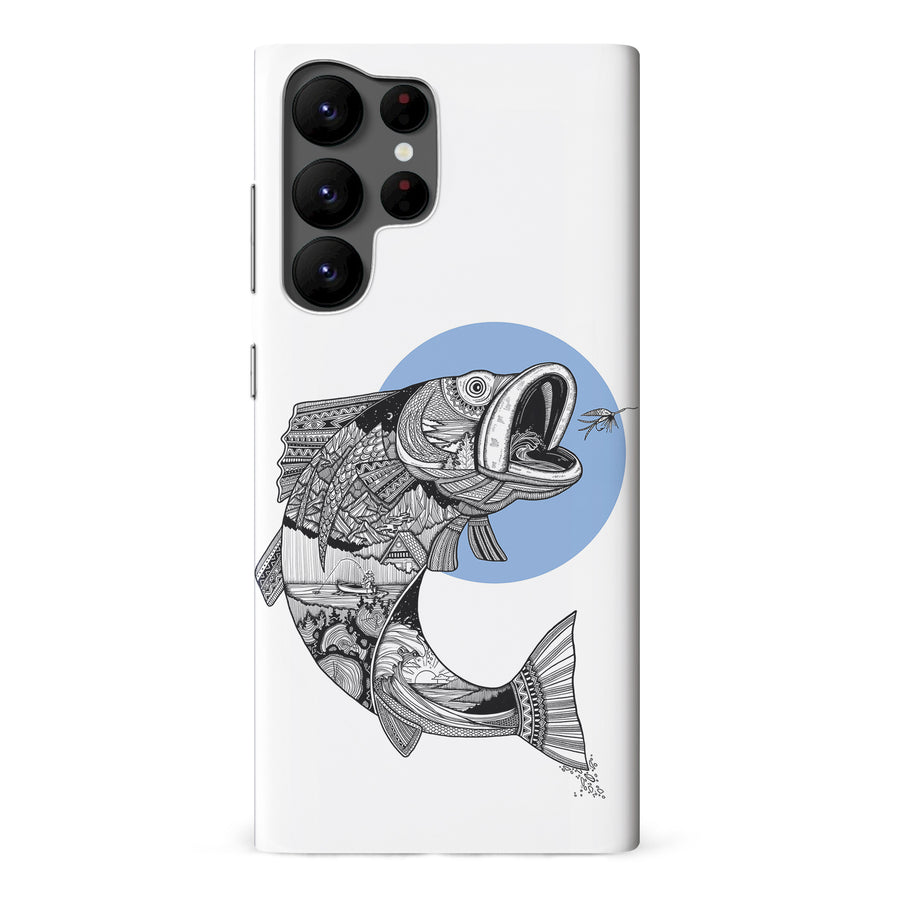Samsung Galaxy S22 Ultra Kate Zessel - Fly Fishing Blue Phone Case