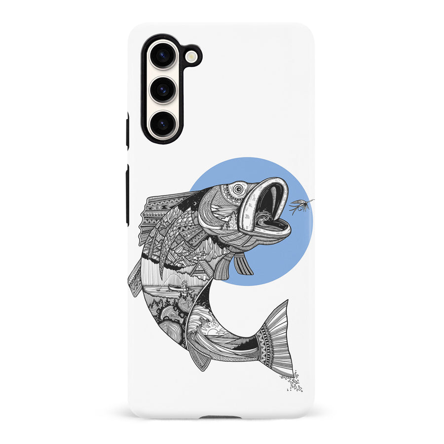 Samsung Galaxy S23 Kate Zessel - Fly Fishing Blue Phone Case