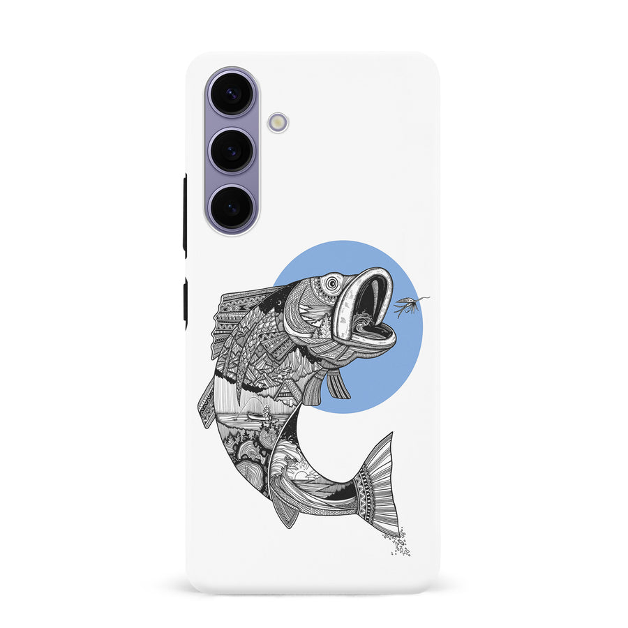 Samsung Galaxy S24 Plus Kate Zessel - Fly Fishing Blue Phone Case