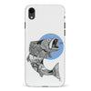 iPhone XR Kate Zessel - Fly Fishing Blue Phone Case