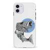 iPhone 11 Kate Zessel - Fly Fishing Blue Phone Case