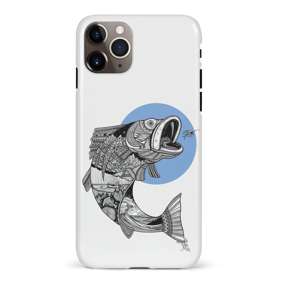 iPhone 11 Pro Max Kate Zessel - Fly Fishing Blue Phone Case